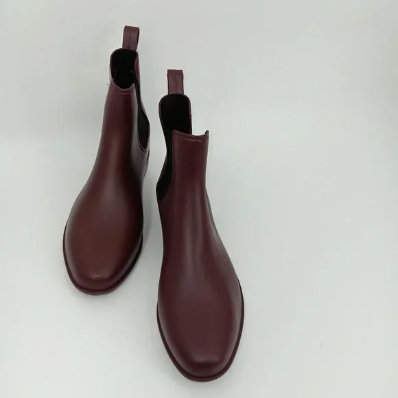 A NEW DAY BURGUNDY CHELSEA WATERPROOF BOOTS SIZE 7 - Picture 8 of 13